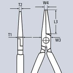 Knipex Polkruhové strihacie kliešte 200 mm