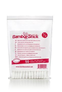 Chadog Tyčinky vatové BambooStick S / M pre čistenie. uší psov 50ks