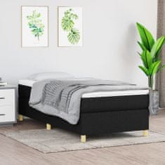 Vidaxl Rám na boxspring posteľ čierny 90x200 cm látka