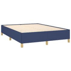 Petromila vidaXL Boxspring posteľ s matracom modrý 140x190 cm látka