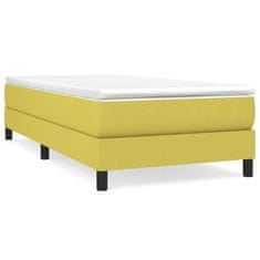 Vidaxl Rám na boxspring posteľ zelený 90x190 cm látka