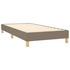 Vidaxl Rám na boxspring posteľ sivohnedý 90x190 cm látka