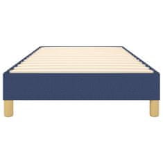 Vidaxl Rám na boxspring posteľ modrý 100x200 cm látka