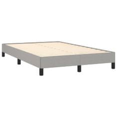 Petromila vidaXL Boxspring posteľ s matracom bledosivá 120x190 cm látka