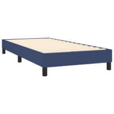 Petromila vidaXL Boxspring posteľ s matracom modrá 100x200 cm látka