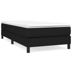 Petromila vidaXL Boxspring posteľ s matracom čierna 100x200 cm látka