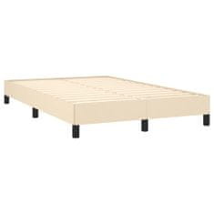 Petromila vidaXL Boxspring posteľ s matracom krémová 120x190 cm látka