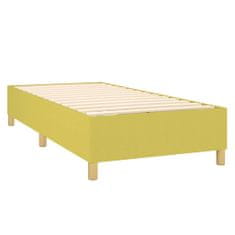 Vidaxl Rám na boxspring posteľ zelený 90x190 cm látka