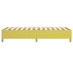 Vidaxl Posteľný rám na boxspring zelený 80x200 cm látka