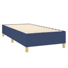 Petromila vidaXL Boxspring posteľ s matracom modrá 100x200 cm látka