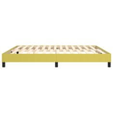 Vidaxl Rám na boxspring posteľ zelený 180x200 cm látka