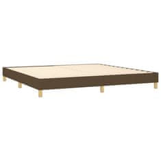 Vidaxl Rám na boxspring posteľ tmavohnedý 200x200 cm látka