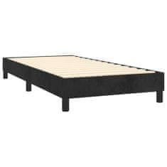 Vidaxl Rám na boxspring posteľ čierny 100x200 cm zamat