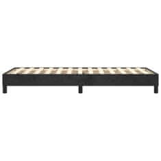 Vidaxl Rám na boxspring posteľ čierny 100x200 cm zamat