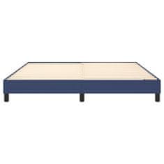 Vidaxl Rám na boxspring posteľ modrý 180x200 cm látka