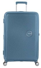 American Tourister Cestovný kufor na štyroch kolieskach SOUNDBOX SPINNER 77 EXP Stone Blue