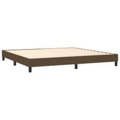 Petromila vidaXL Boxspring posteľ s matracom tmavohnedá 200x200 cm látka