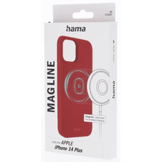 HAMA MagCase Finest Feel PRO, kryt pre Apple iPhone 14 Plus, červený