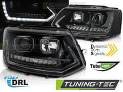 TUNING TEC Predné svetlá, VW T5 2010-2015 Tube light dynamic čierne LPVWS6