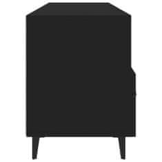 Vidaxl TV stolík čierny 102x35x50 cm spracované drevo