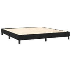 Vidaxl Rám na boxspring posteľ čierny 180x200 cm zamat