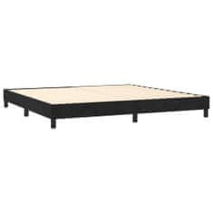 Vidaxl Rám na boxspring posteľ čierny 200x200 cm zamat