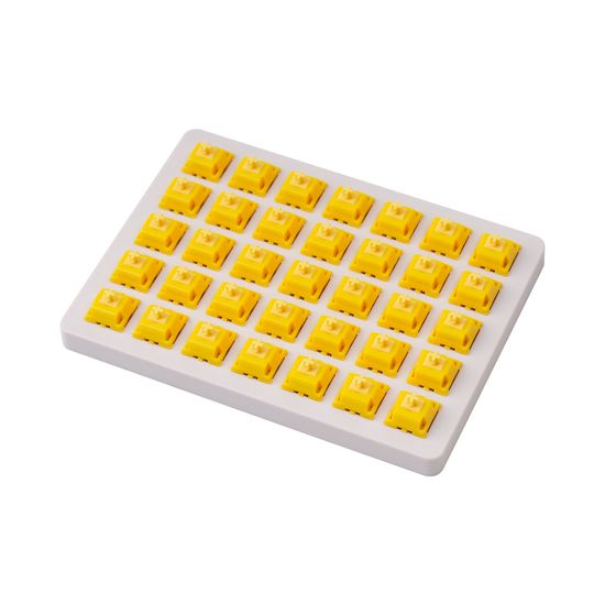 Gateron Mechanické spínače Cap V2 Switch Set Cap Golden-Yellow 35 ks.