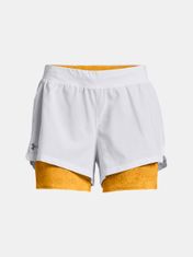 Under Armour Kraťasy UA Iso-Chill Run 2N1 Short-WHT XS