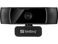 Sandberg Webová kamera, USB Webcam Autofocus DualMic