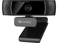 Sandberg Webová kamera, USB Webcam Autofocus DualMic