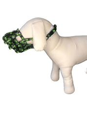 Palkar Nylonový náhubok pre psov veľ. 4 30 cm x 11 cm čierno-zelená