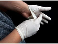 MERCATOR MEDICAL Latexové rukavice MERCATOR biele práškové 100ks S