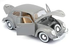 BBurago 1:18 VOLKSWAGEN KAFER-BEETLE strieborná