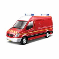 BBurago  Bburago 1:50 Mercedes-Benz Sprinter červená - hasiči