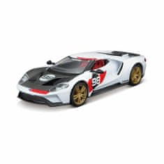 BBurago 1:32 Ford GT 2021 #98 Heritage Edition čierno-biela