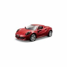 BBurago 1:32 Alfa Romeo 4C červená metalíza