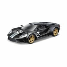 BBurago 1:32 Ford GT 2017 #2 Heritage Edition čierna