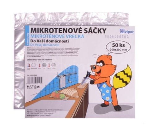 Vipor Vrecká mikroténové 20x30cm 50ks číre EKO