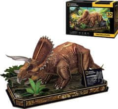 CubicFun 3D puzzle National Geographic: Triceratops 44 dielikov