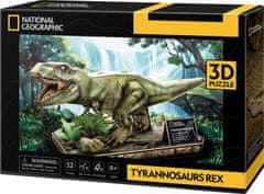 CubicFun 3D puzzle National Geographic: Tyrannosaurus Rex 52 dielikov