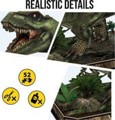 CubicFun 3D puzzle National Geographic: Tyrannosaurus Rex 52 dielikov