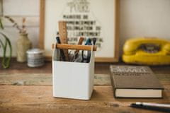 Yamazaki Home - Tosca Pen Stand - organizér na perá a príslušenstvo, biely