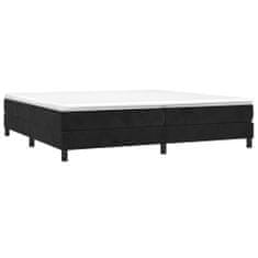 Vidaxl Rám na boxspring posteľ čierny 200x200 cm zamat