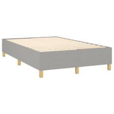 Petromila vidaXL Boxspring posteľ s matracom bledosivá 120x200 cm látka