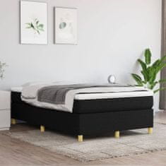 Vidaxl Rám na boxspring posteľ čierny 120x200 cm látka