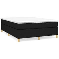 Vidaxl Rám na boxspring posteľ čierny látka 140x190 cm