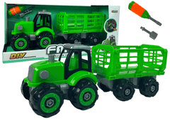 shumee Zaťahovací traktorový zelený skrutkovač