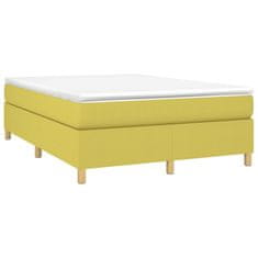 Vidaxl Rám na boxspring posteľ čierny zelený 140x190 cm