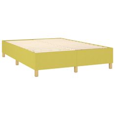 Vidaxl Rám na boxspring posteľ čierny zelený 140x190 cm