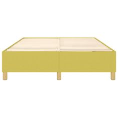 Vidaxl Rám na boxspring posteľ čierny zelený 140x190 cm